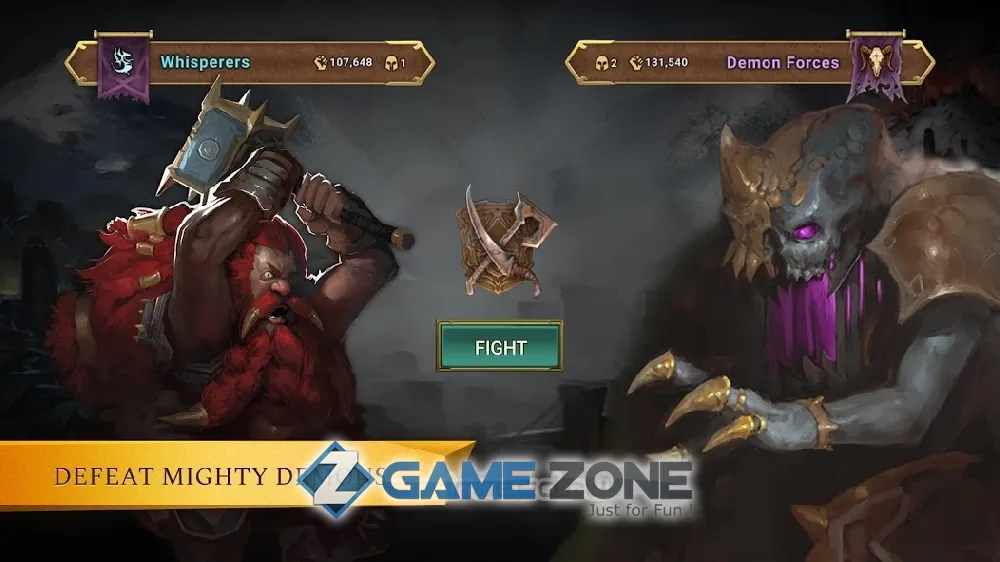 صورة من لعبة Arkheim ampndash Realms at War The MMO Strategy War Game