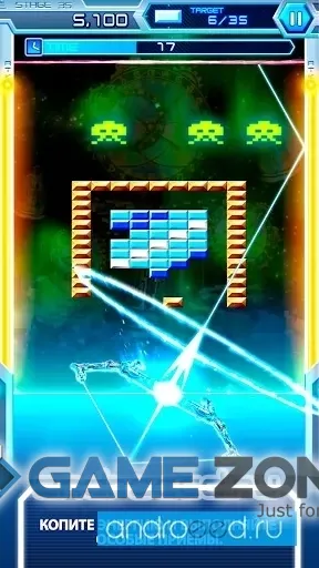 صورة من لعبة Arkanoid vs Space Invaders [Много денег]