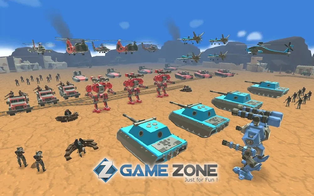 صورة من لعبة Army Battle Simulator [Mod Diamonds]