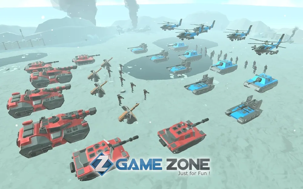 صورة من لعبة Army Battle Simulator [Mod Diamonds]