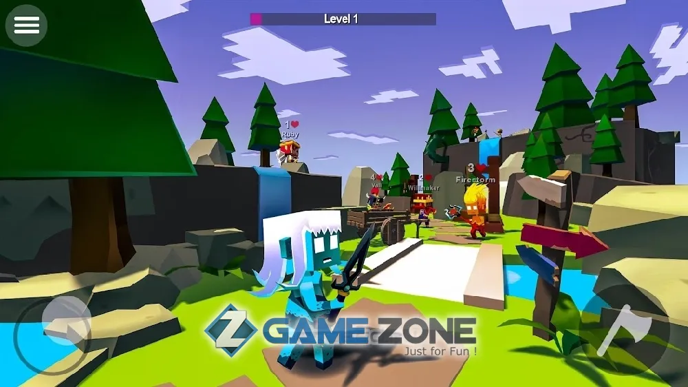 صورة من لعبة в AXESio battle royale io games online & offline [Free Shopping]