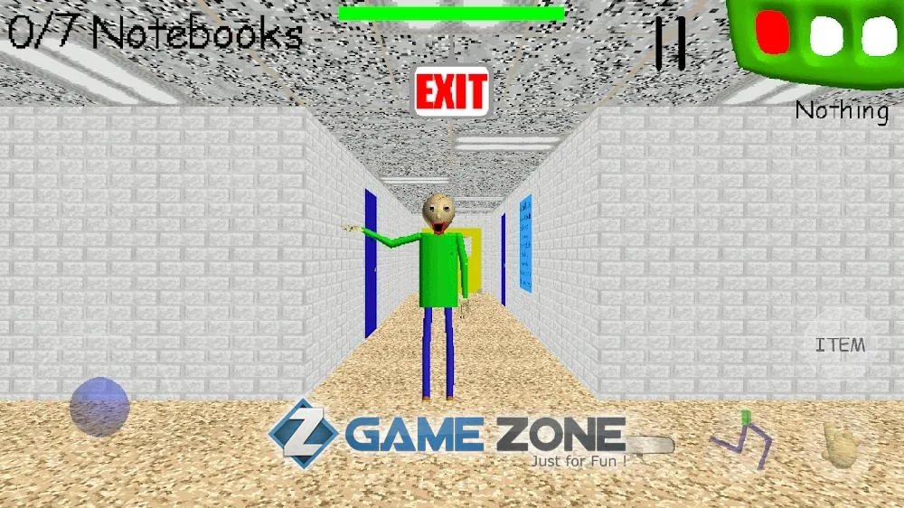 صورة من لعبة Baldis Basics Classic