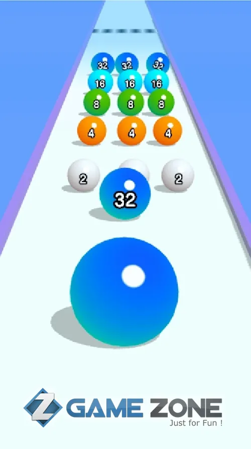 صورة من لعبة Ball Run 2048 [Adfree]