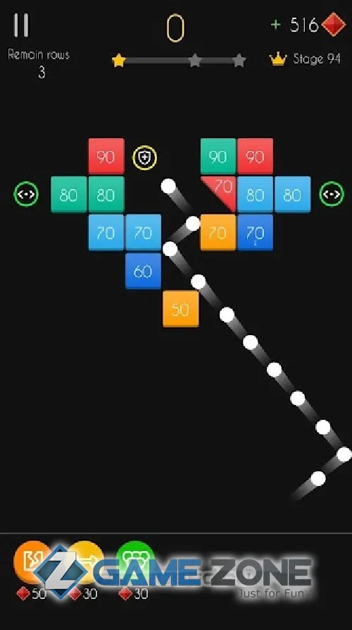 صورة من لعبة Balls Bricks Breaker 2 - Puzzle Challenge