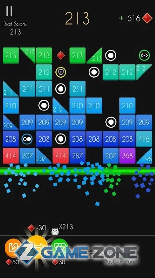 صورة من لعبة Balls Bricks Breaker 2 - Puzzle Challenge