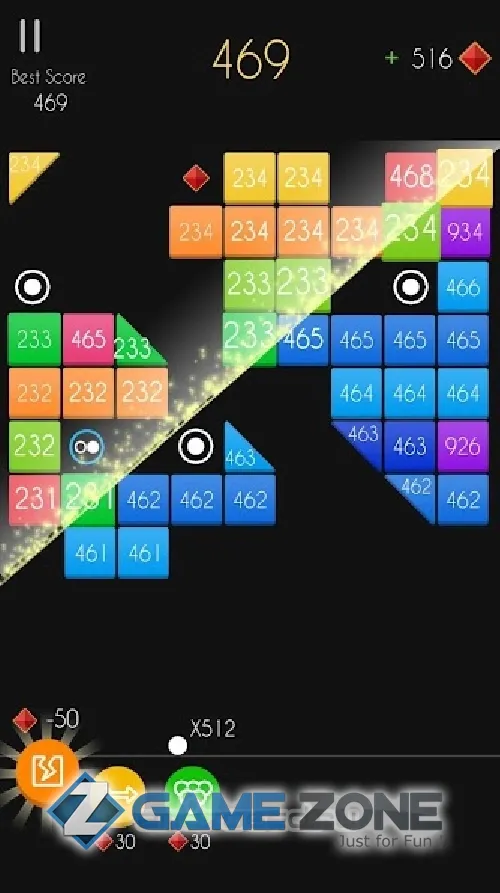 صورة من لعبة Balls Bricks Breaker 2 - Puzzle Challenge