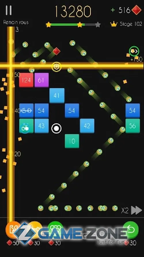 صورة من لعبة Balls Bricks Breaker 2 - Puzzle Challenge