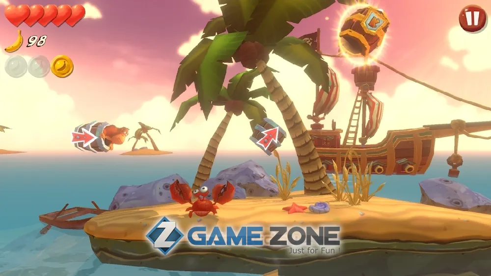 صورة من لعبة Banana Kong Blast [Много денег]