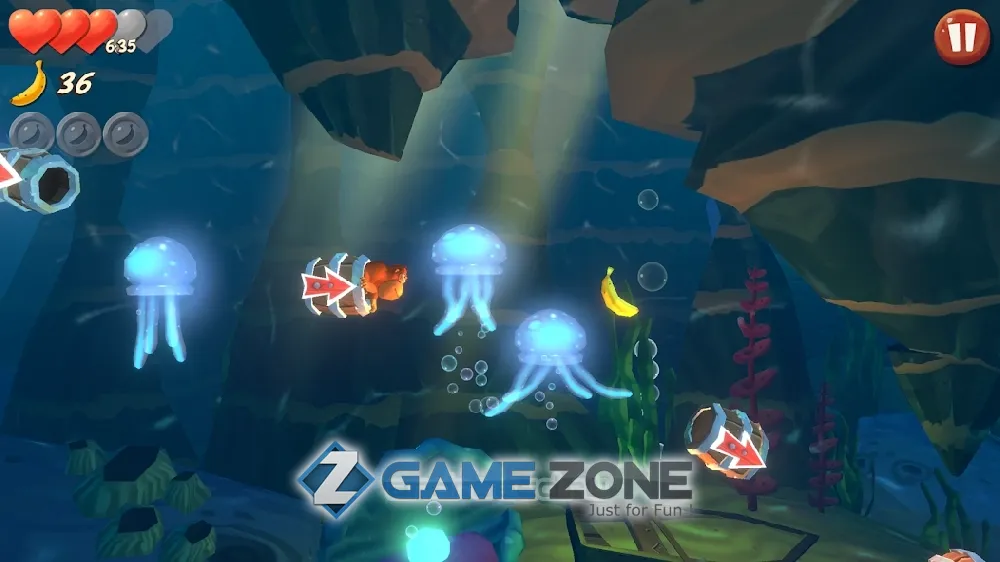 صورة من لعبة Banana Kong Blast [Много денег]