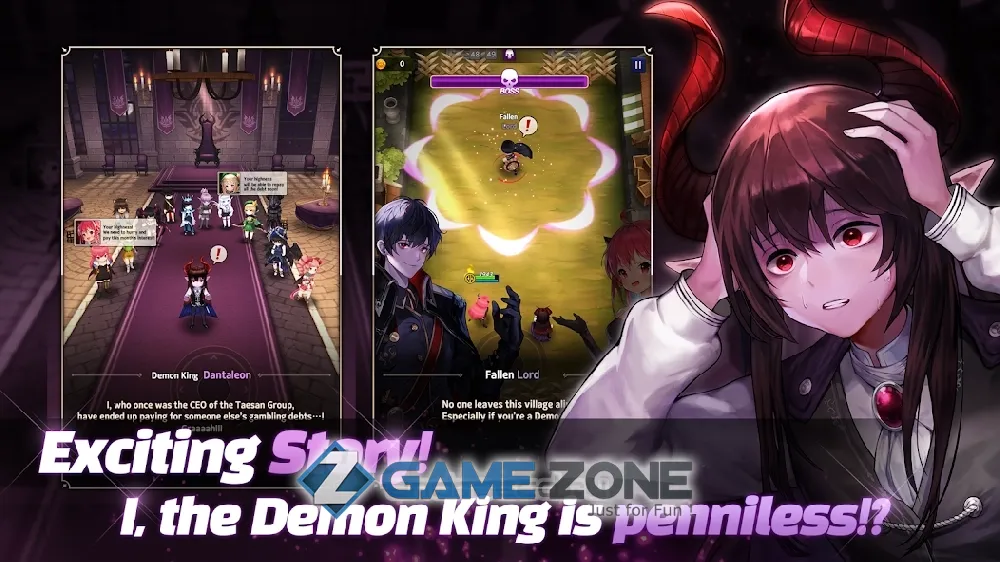 صورة من لعبة Bankrupt Demon King [Adfree]