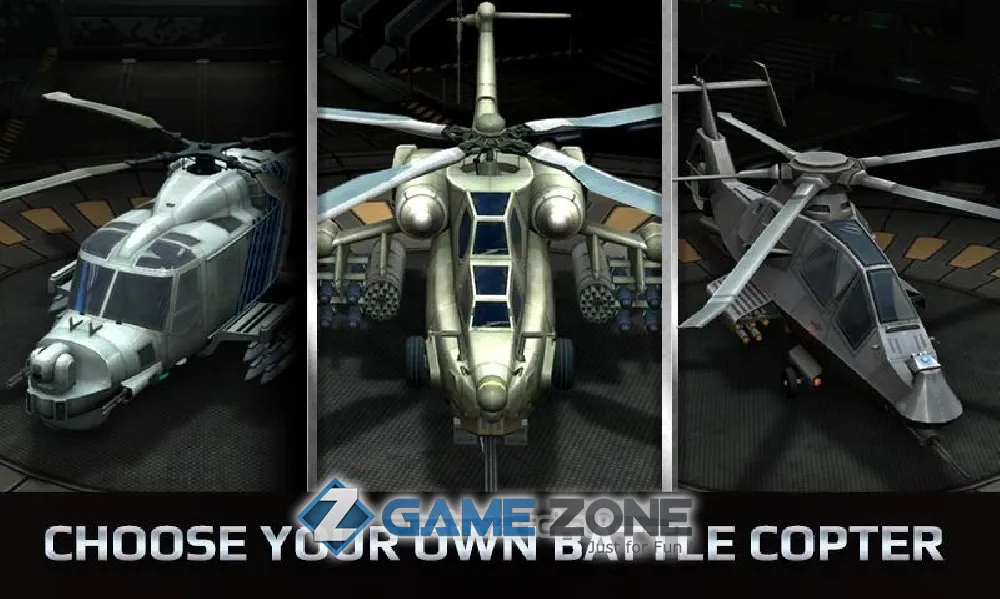 صورة من لعبة Battle Copters