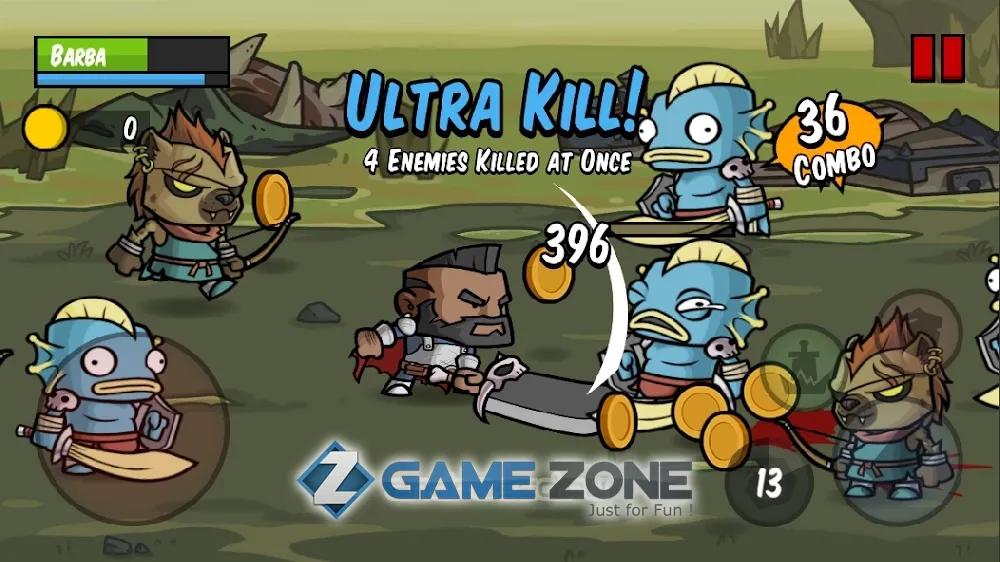 صورة من لعبة Battle Hunger: Heroes of Blade & Soul - Action RPG [Много денег]