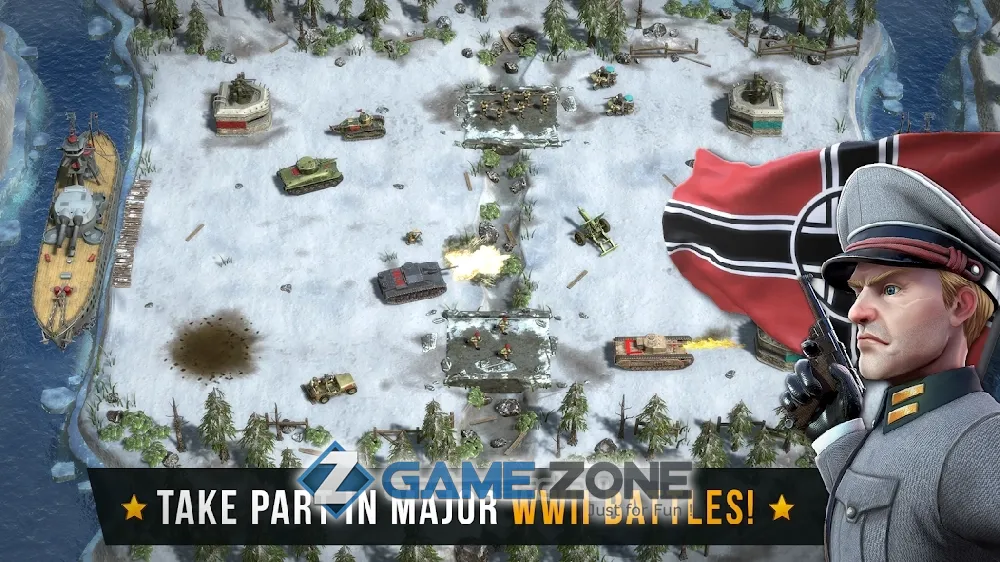 صورة من لعبة Battle Islands: Commanders [Много денег]