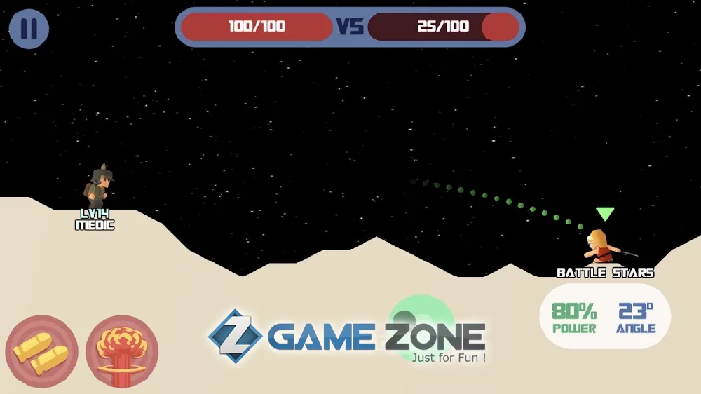 صورة من لعبة Battle Stars: Nite