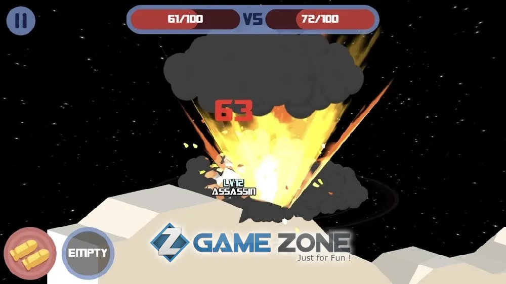 صورة من لعبة Battle Stars: Nite