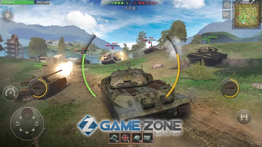 صورة من لعبة Battle Tanks: Legends of World War II