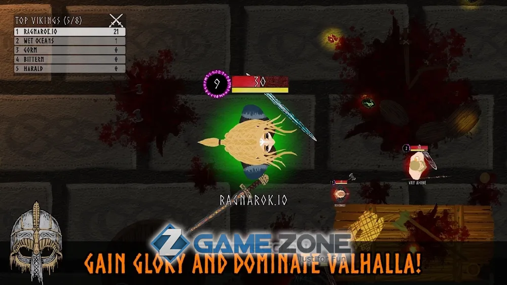 صورة من لعبة Battlefield of Ragnarok 2D Online Viking Game [Adfree]
