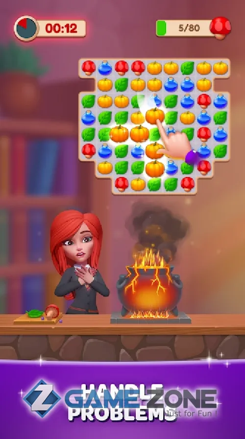 صورة من لعبة Becharmed Match 3 Games [Mod Diamonds/бустеров]