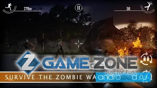 صورة من لعبة Behind Zombie Lines [Много денег]