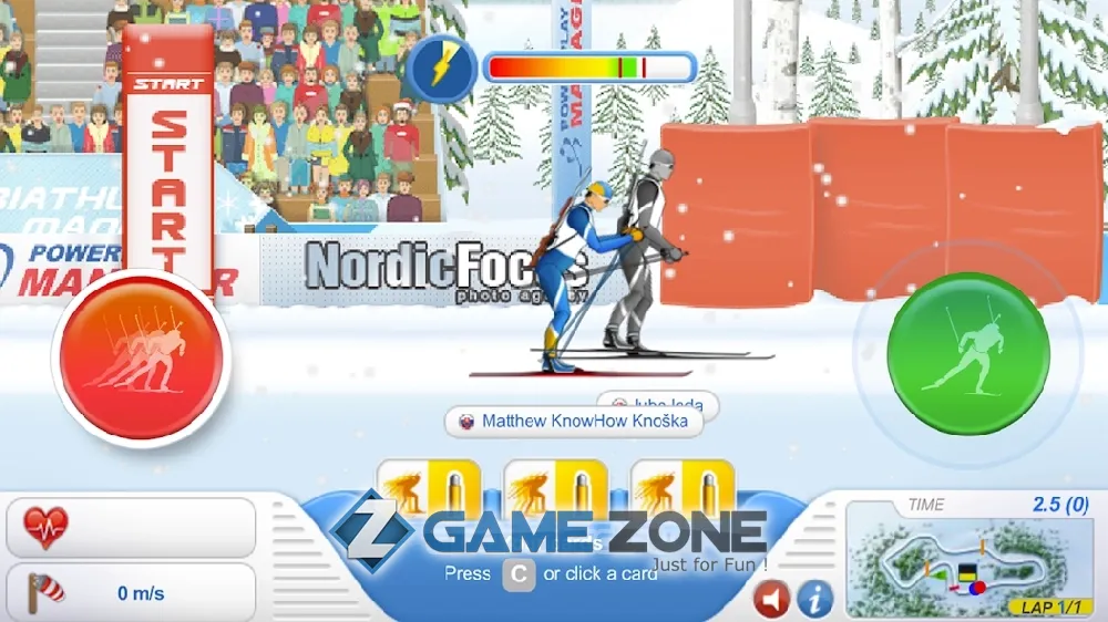 صورة من لعبة Biathlon Mania