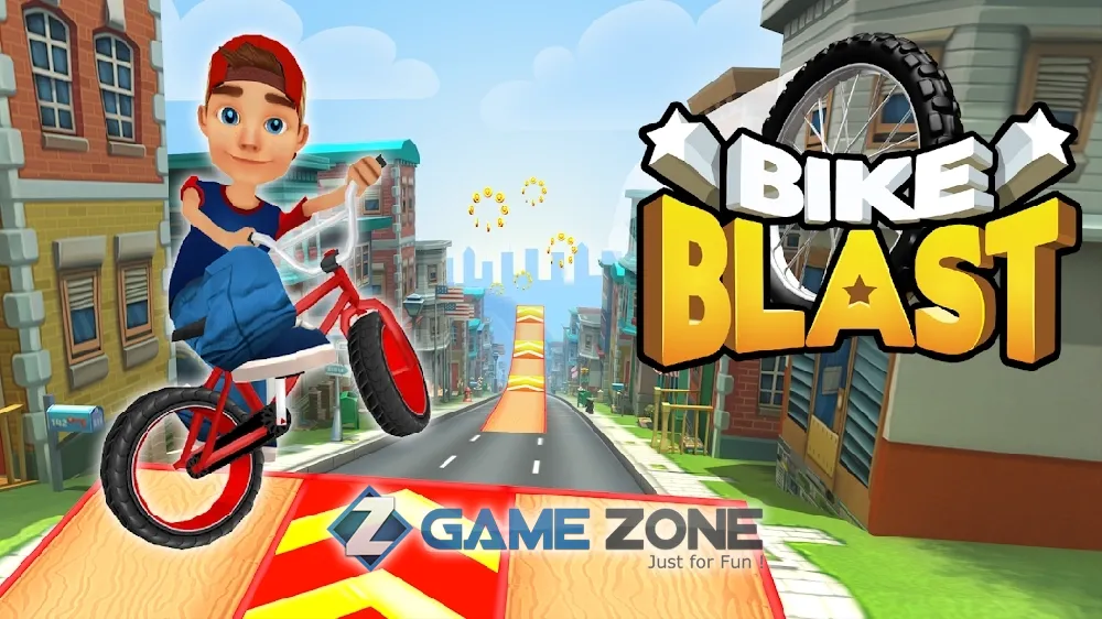 صورة من لعبة Bike Blast Racing Stunts game