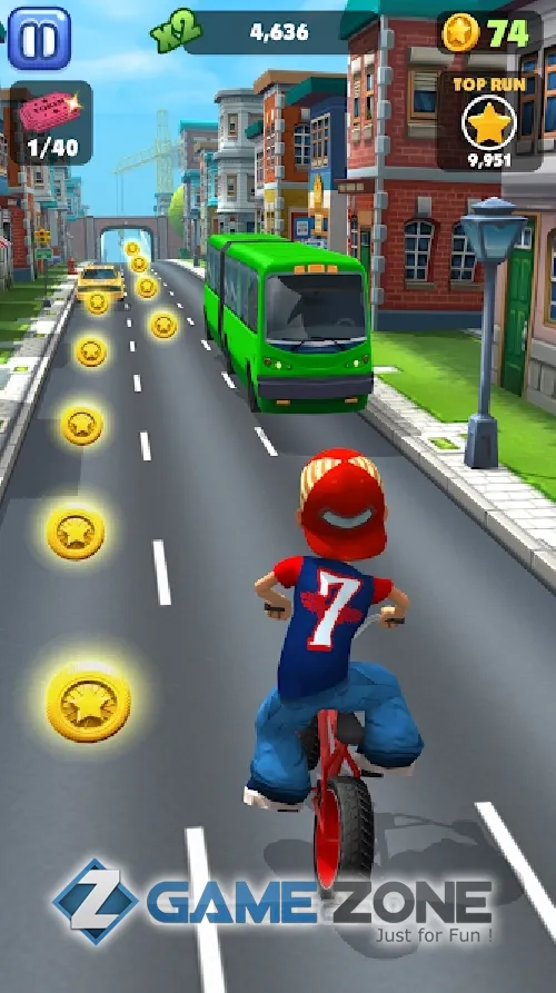 صورة من لعبة Bike Blast Racing Stunts game