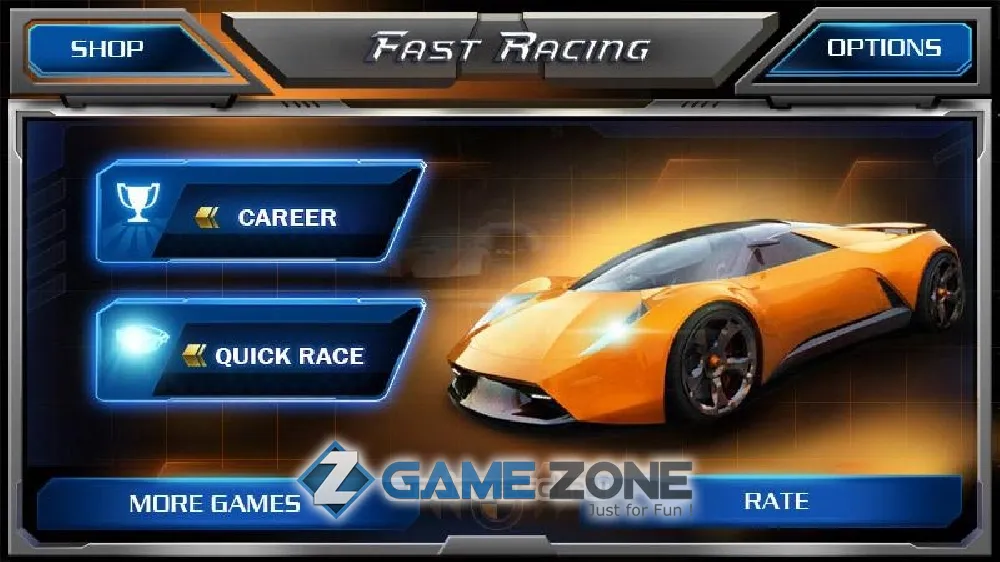 صورة من لعبة Быстрые гонки 3D - Fast Racing [Много денег]