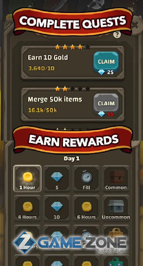 صورة من لعبة Blacksmith Ancient Weapons Merge Idle RPG [Adfree]
