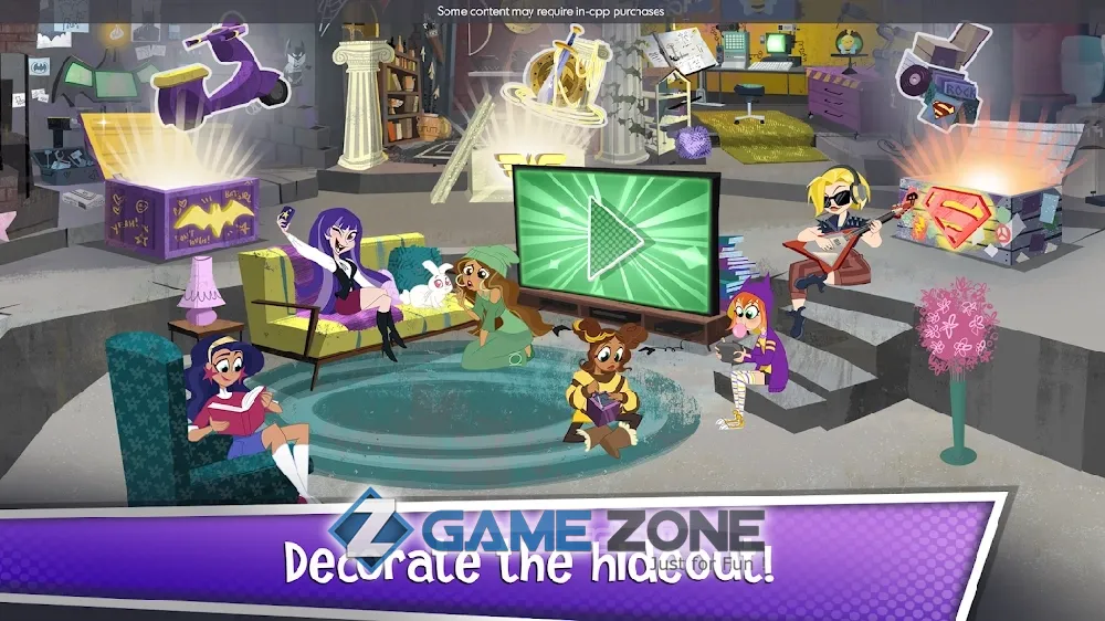 صورة من لعبة Блиц-игра DC Super Hero Girls