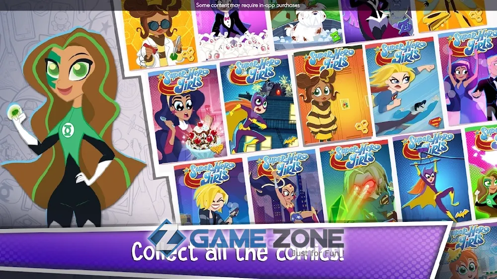 صورة من لعبة Блиц-игра DC Super Hero Girls