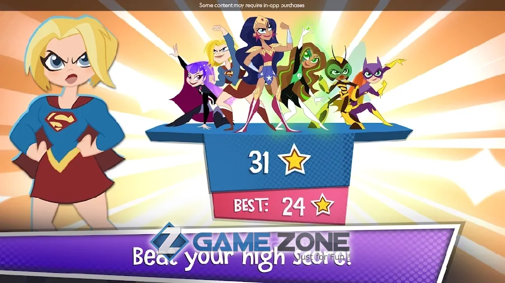 صورة من لعبة Блиц-игра DC Super Hero Girls