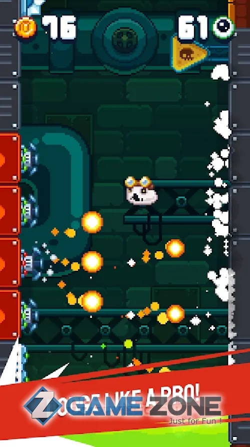 صورة من لعبة Blobout - Endless Platformer [Много денег]