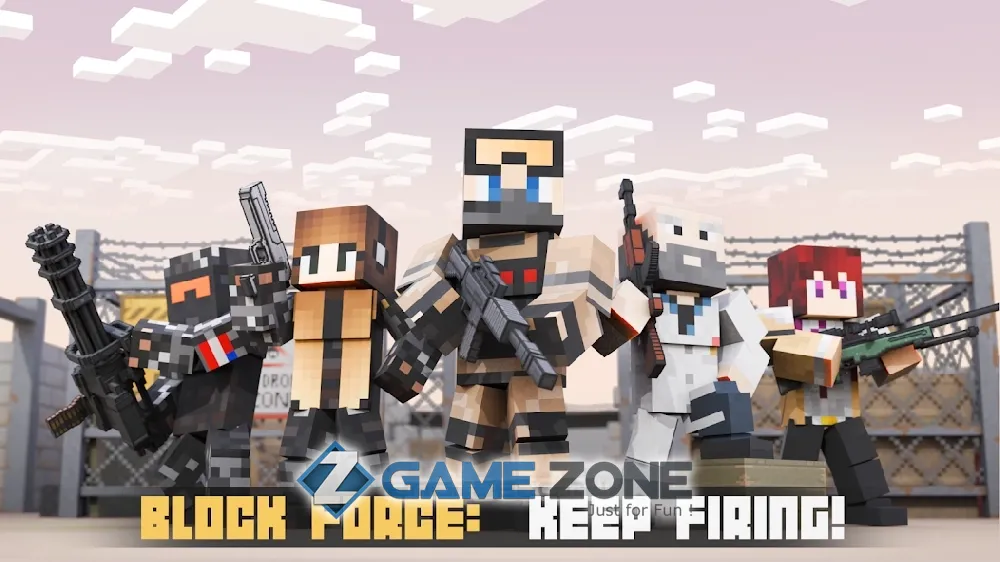 صورة من لعبة Block Force - Cops N Robbers [Много денег]