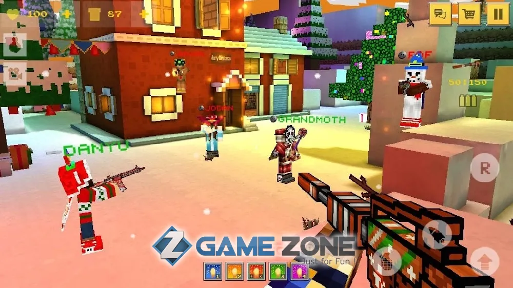 صورة من لعبة Block Force - Cops N Robbers [Много денег]