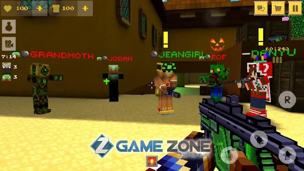 صورة من لعبة Block Force - Cops N Robbers [Много денег]