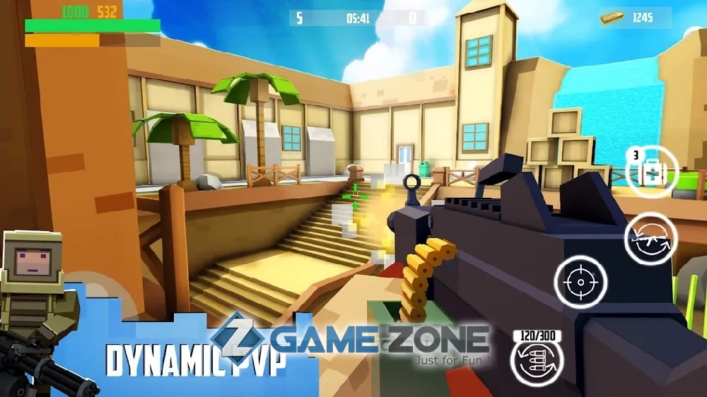 صورة من لعبة Block Gun FPS PvP War Online Gun Shooting Games [Free Shopping]