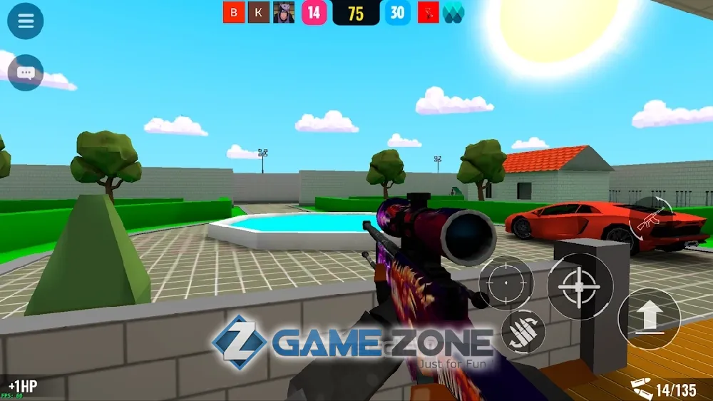 صورة من لعبة BLOCKFIELD