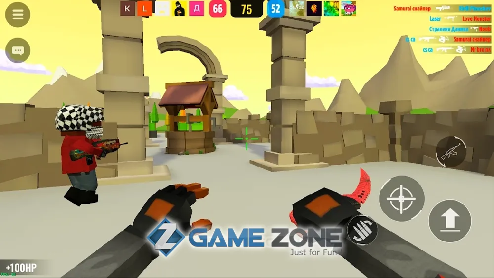 صورة من لعبة BLOCKFIELD
