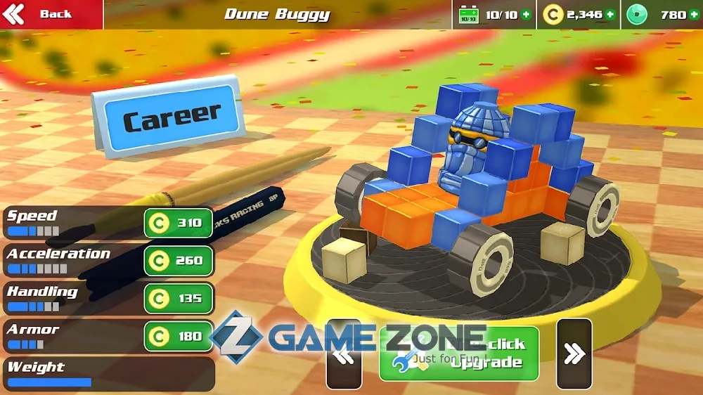 صورة من لعبة Blocks Racing
