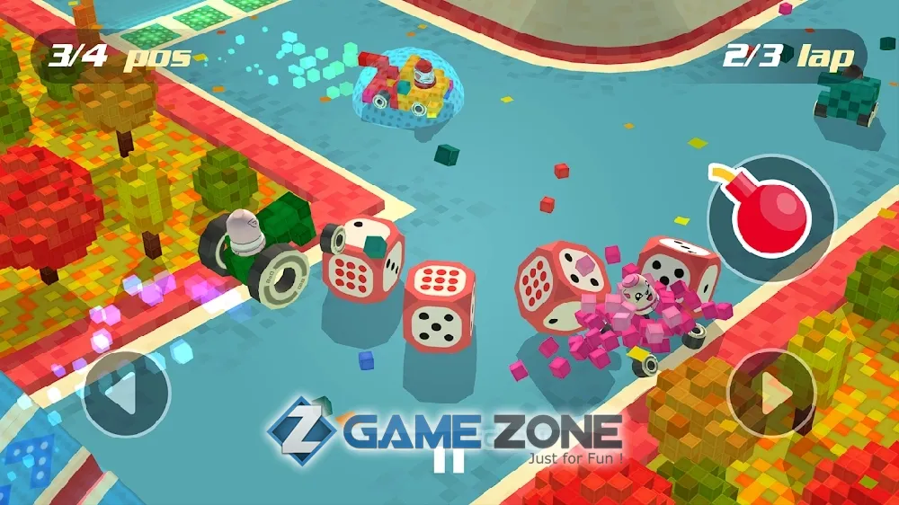 صورة من لعبة Blocks Racing