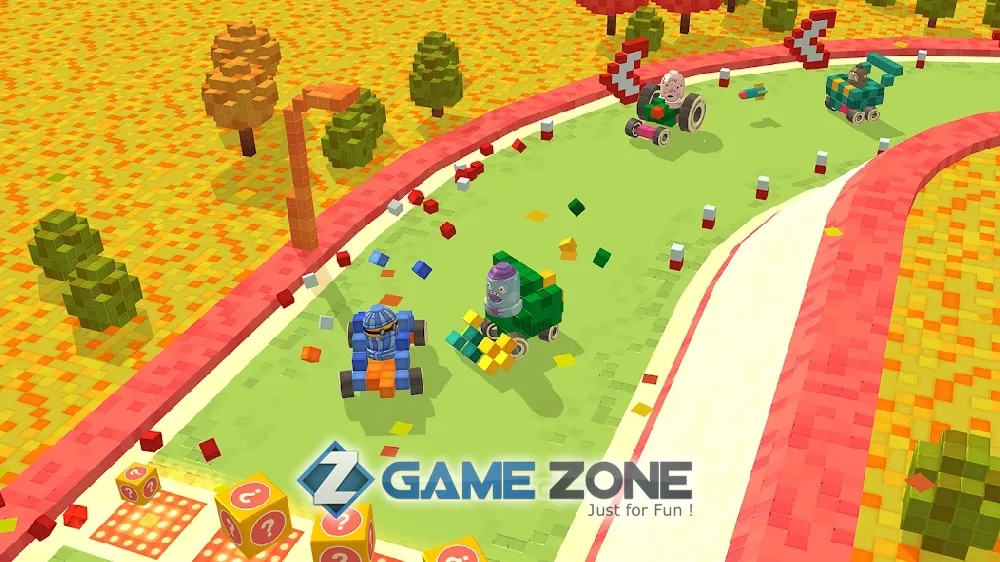 صورة من لعبة Blocks Racing