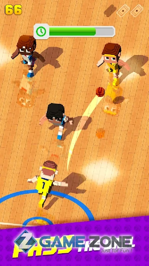 صورة من لعبة Blocky Basketball