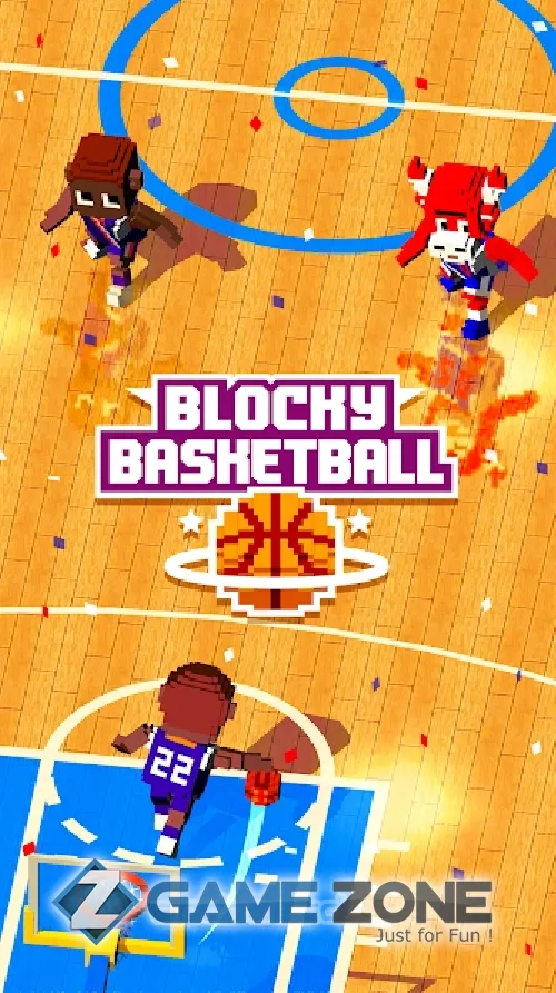 صورة من لعبة Blocky Basketball
