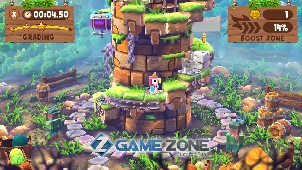 صورة من لعبة Blocky Castle Tower Challenge [unlocked/Mod Money]