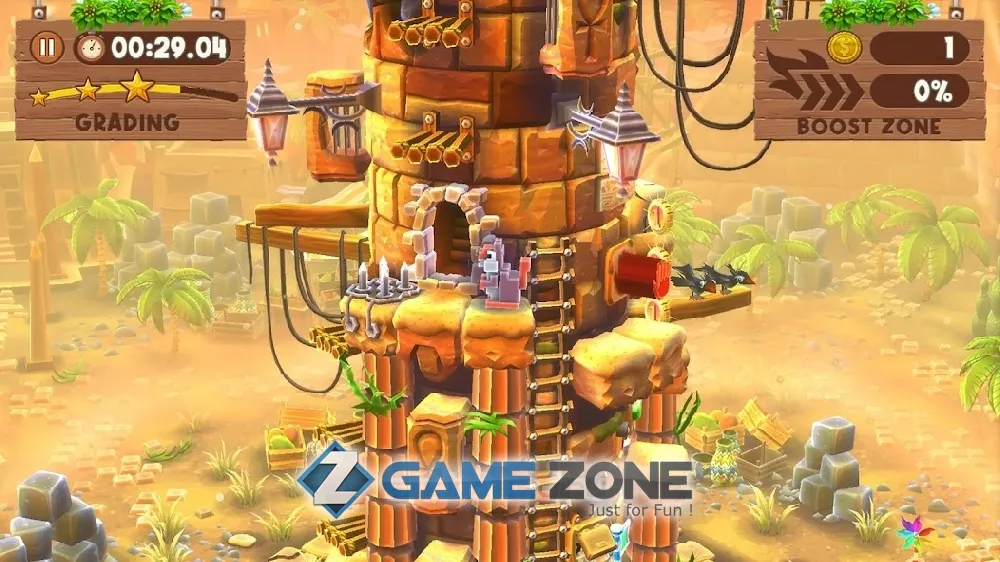 صورة من لعبة Blocky Castle Tower Challenge [unlocked/Mod Money]