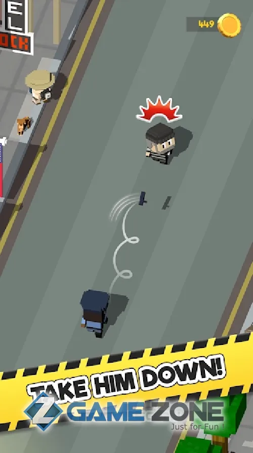 صورة من لعبة Blocky Cops