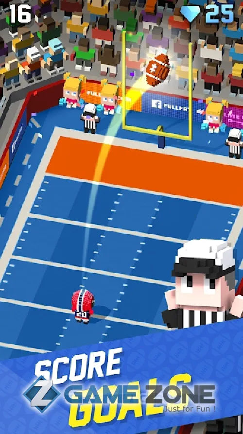 صورة من لعبة Blocky Football