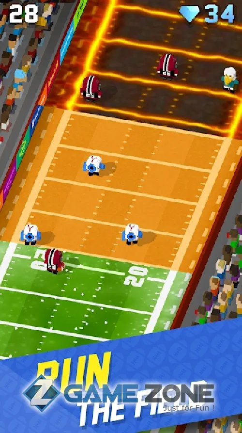 صورة من لعبة Blocky Football