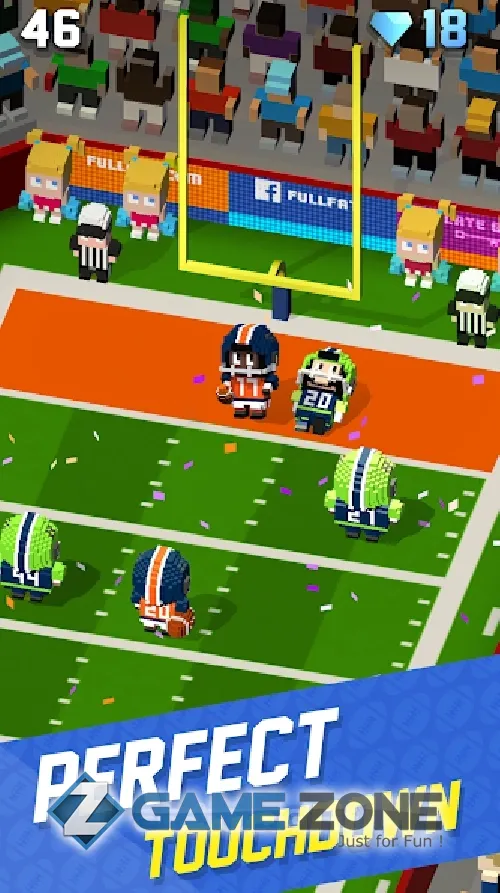 صورة من لعبة Blocky Football