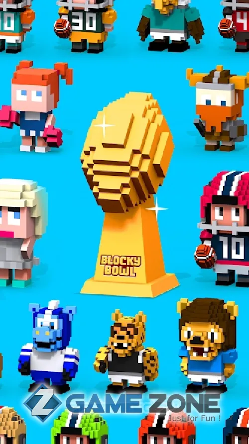 صورة من لعبة Blocky Football
